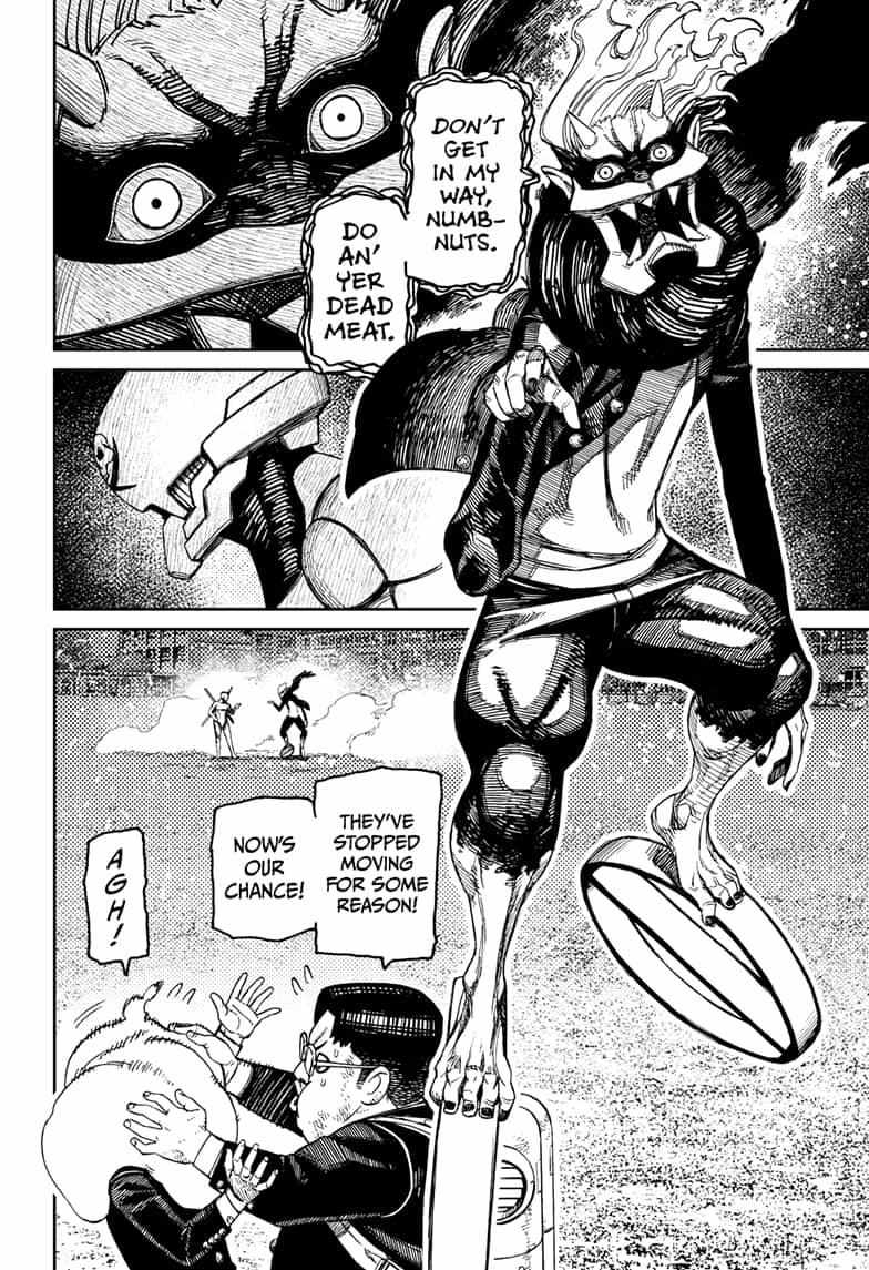 Dandadan Manga Chapter 188 page 7 - Okarun and Kinta