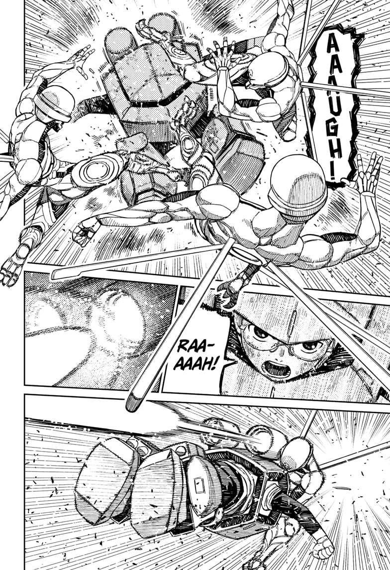 Dandadan Manga Chapter 189 page 2 - Jumping Granny and Kung Fu Alien