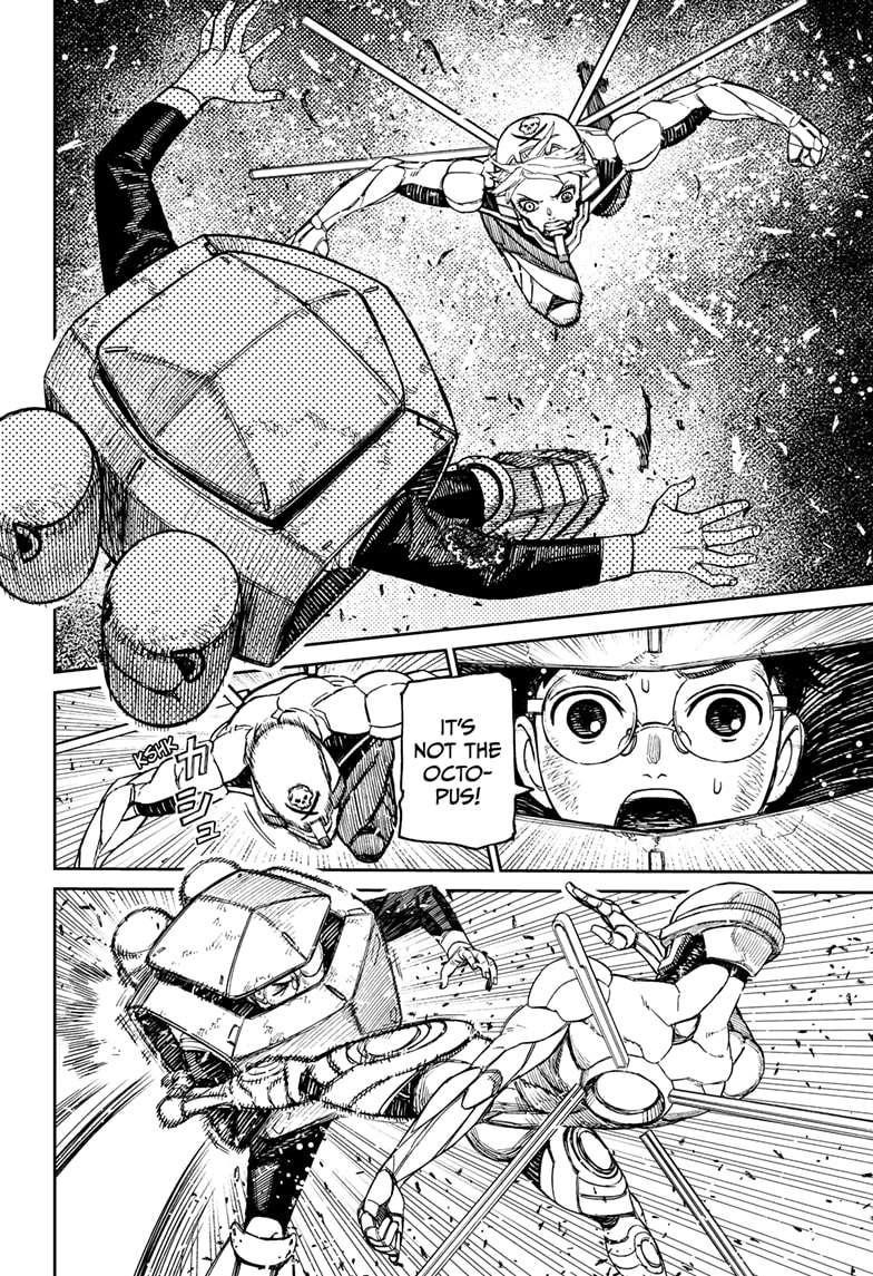Dandadan Manga Chapter 189 page 4 - Jumping Granny and Kung Fu Alien