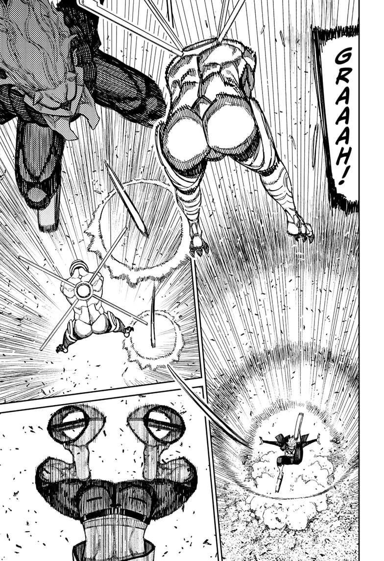 Dandadan Manga Chapter 189 page 9 - Jumping Granny and Kung Fu Alien