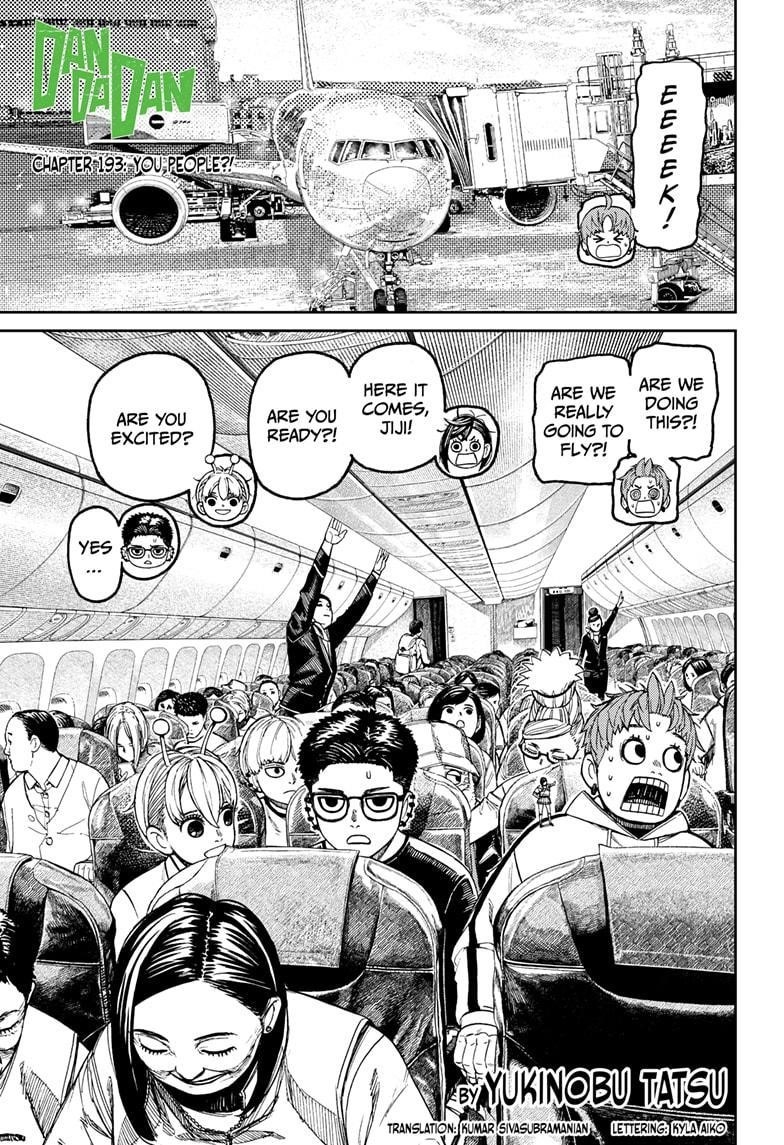 Dandadan Manga Chapter 193 page 1 - You People?!
