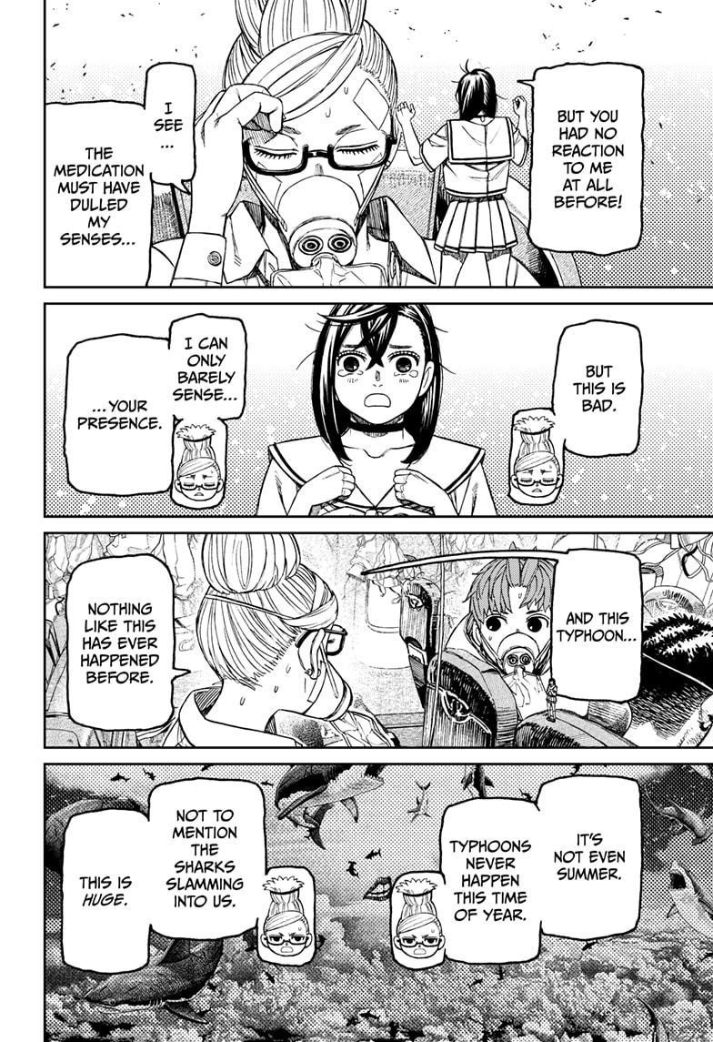 Dandadan Manga Chapter 195 page 12 - It's a Typhoon Direct Hit