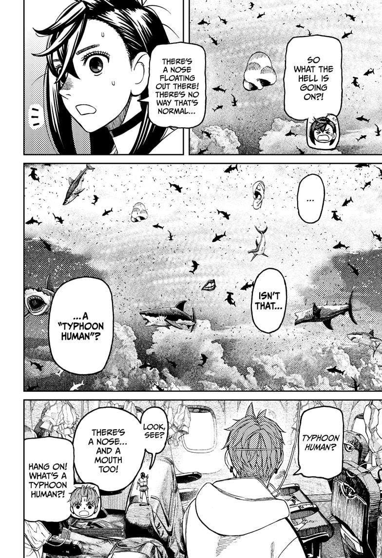 Dandadan Manga Chapter 195 page 14 - It's a Typhoon Direct Hit