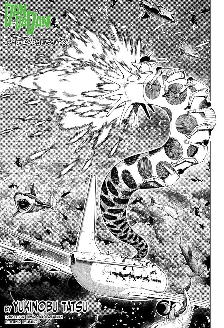 Dandadan Manga Chapter 197 page 1 - Earthworm! Go!