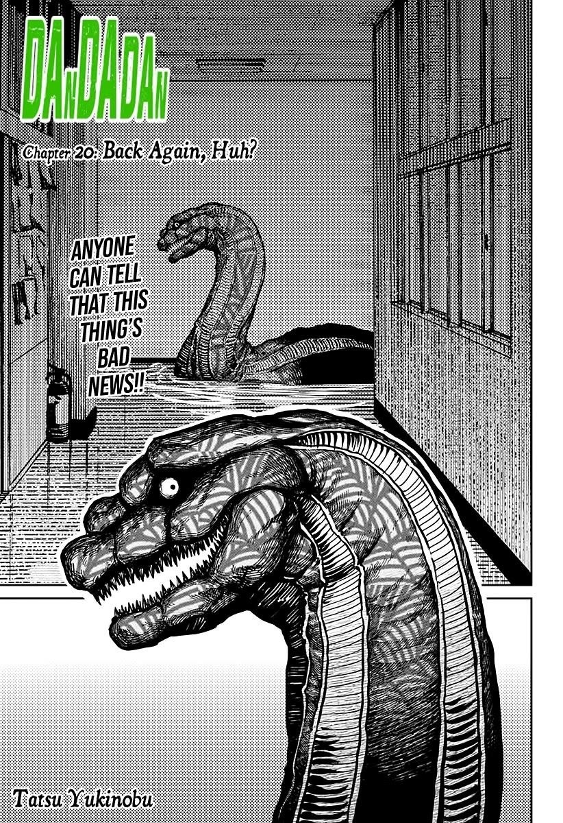 Dandadan Manga Chapter 20 page 1 - They're, Like, Back Again