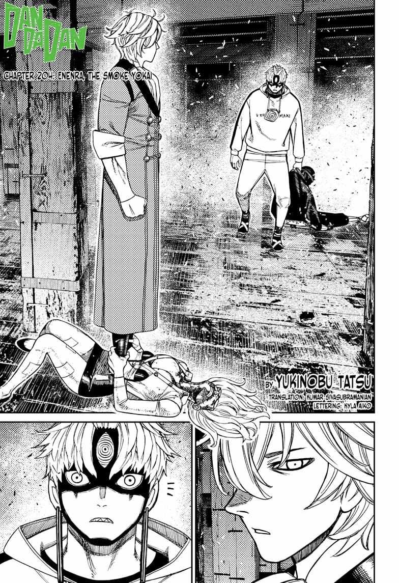 Dandadan Manga Chapter 204 page 1 - Enenra, the Smoke Yokai