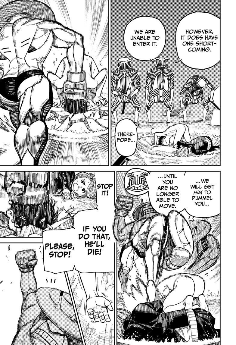 Dandadan Manga Chapter 21 page 16 - Gotta Put On Some Clothes!