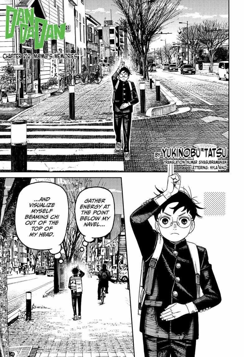 Dandadan Manga Chapter 212 page 1 - Momo's Memories