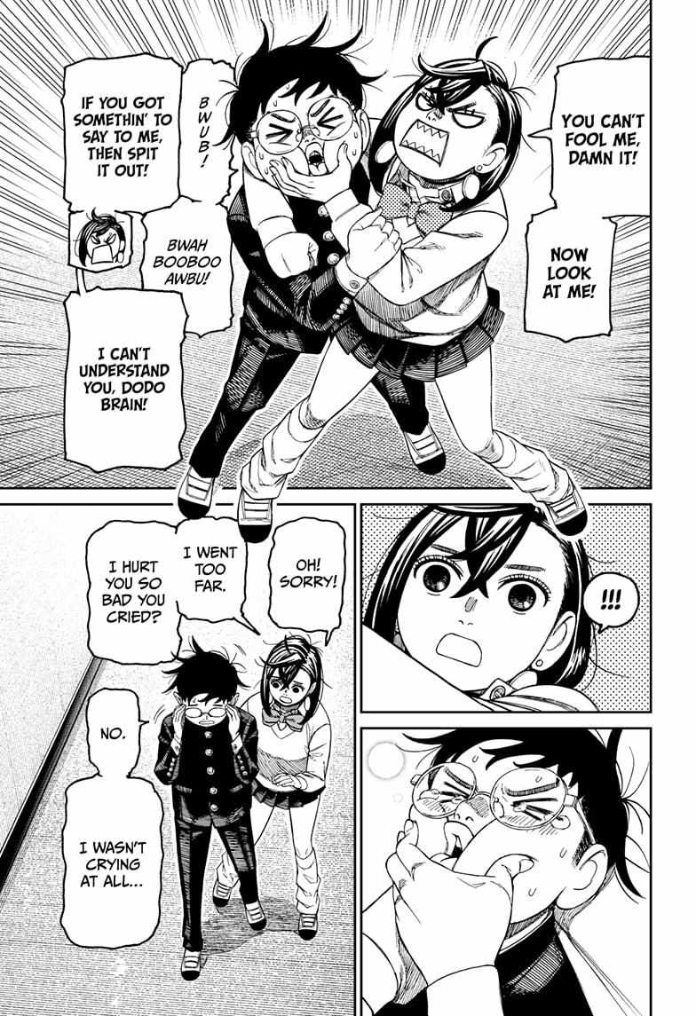 Dandadan Manga Chapter 213 page 15 - Okarun's Resolve