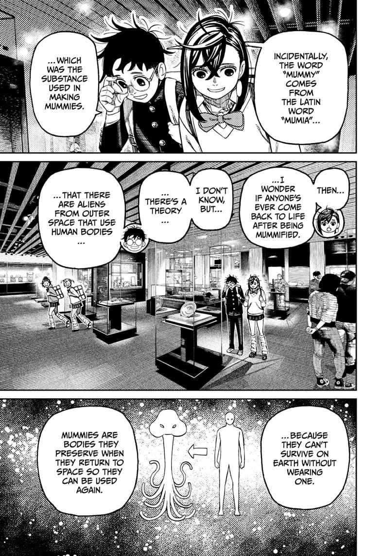 Dandadan Manga Chapter 215 page 11 - A Feeling of Distance Between Them