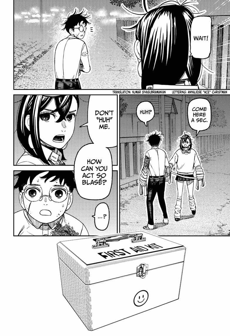 Dandadan Manga Chapter 220 page 2 - Let's Treat Those Wounds