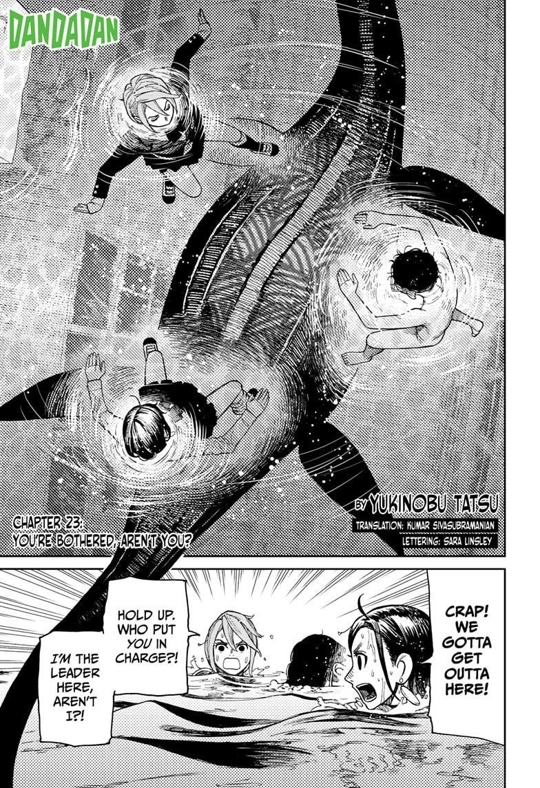 Dandadan Manga Chapter 23 page 1 - You're Bothered, Aren't You?