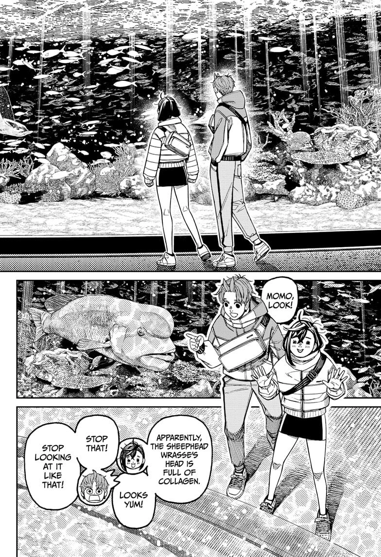 Dandadan Manga Chapter 230 page 12 - So is it love or not - which is it?