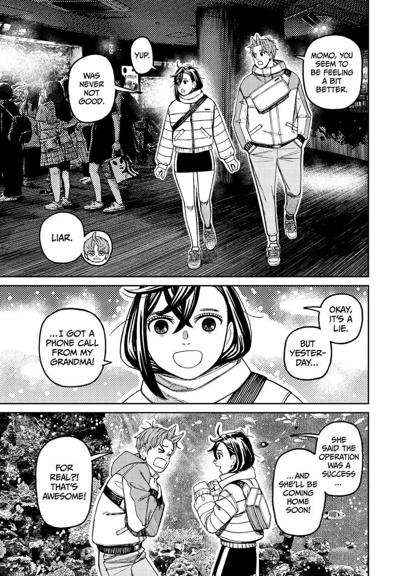 Dandadan Manga Chapter 230 page 15 - So is it love or not - which is it?