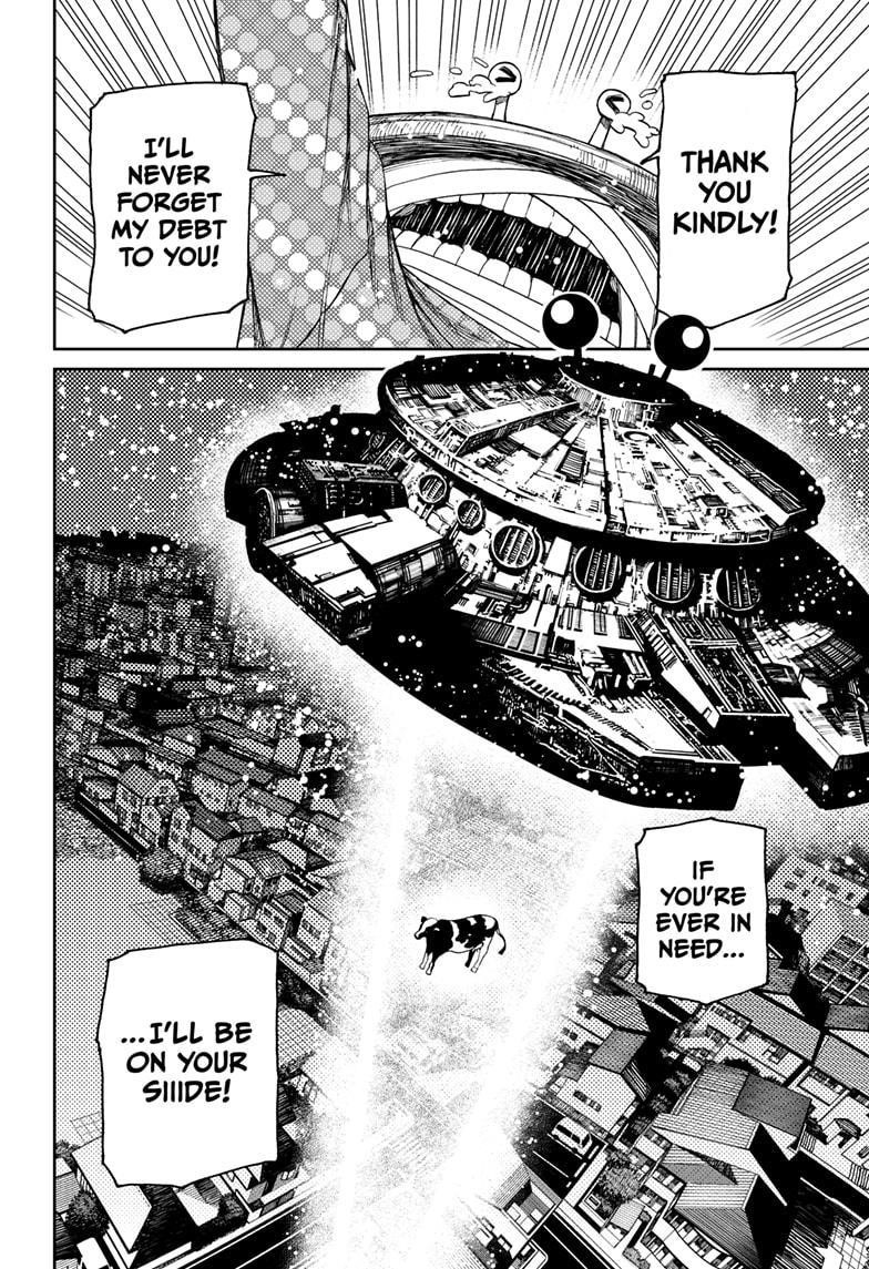 Dandadan Manga Chapter 27 page 15 - Have You Ever Seen A Cattle Mutiliation?