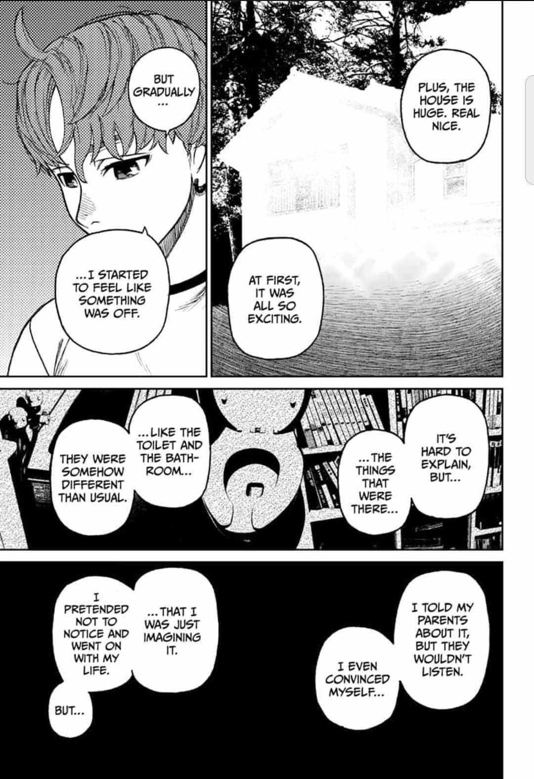 Dandadan Manga Chapter 28 page 13 - That's A Premonition About The Turmoils of Love!