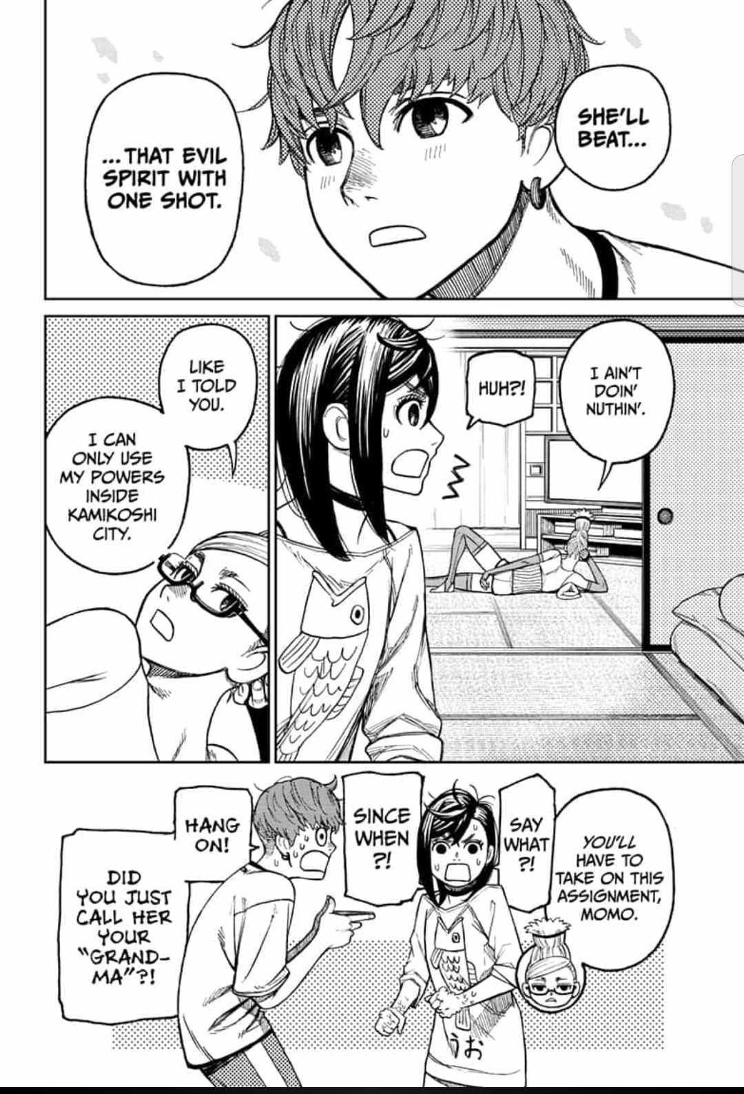 Dandadan Manga Chapter 28 page 18 - That's A Premonition About The Turmoils of Love!