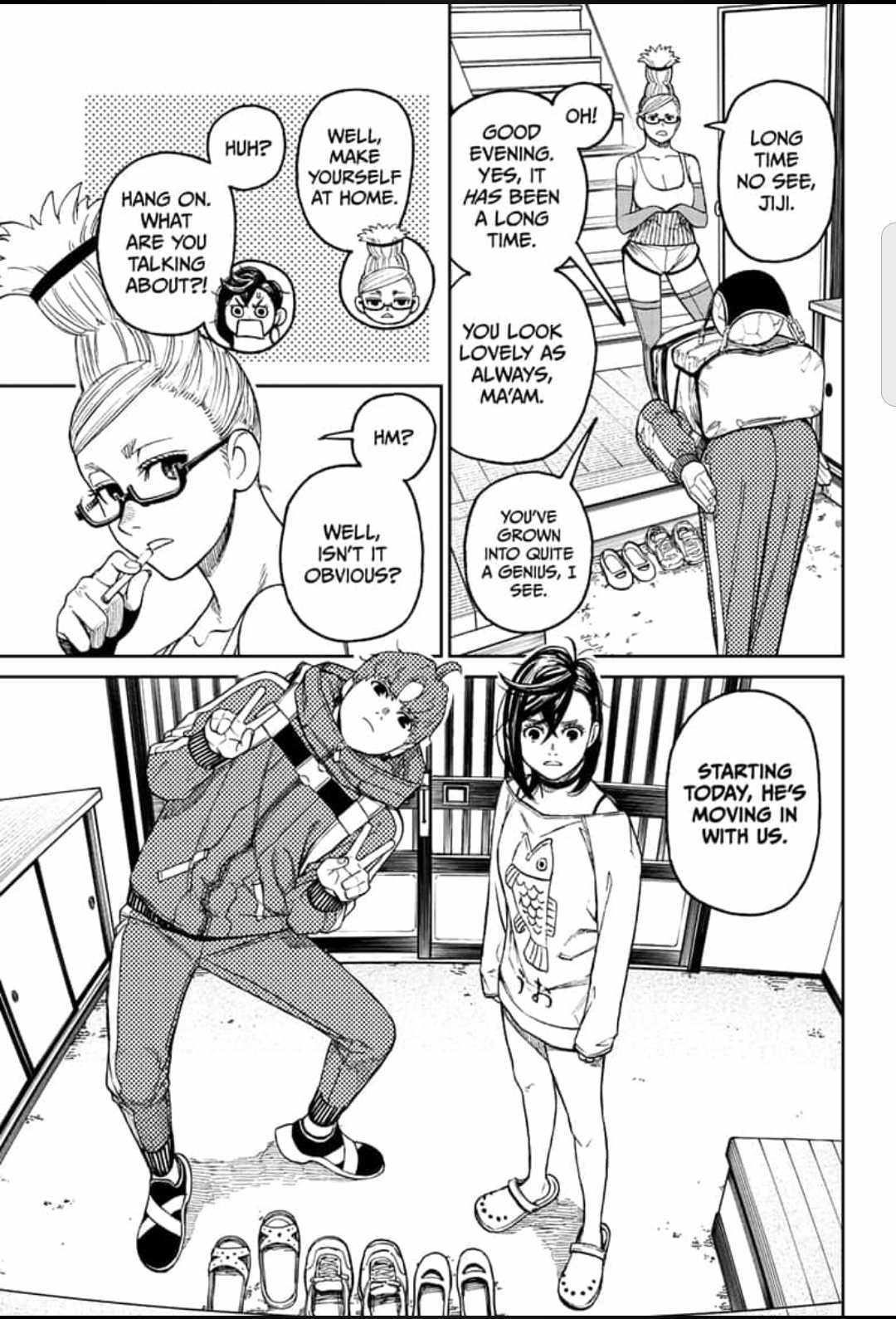 Dandadan Manga Chapter 28 page 3 - That's A Premonition About The Turmoils of Love!