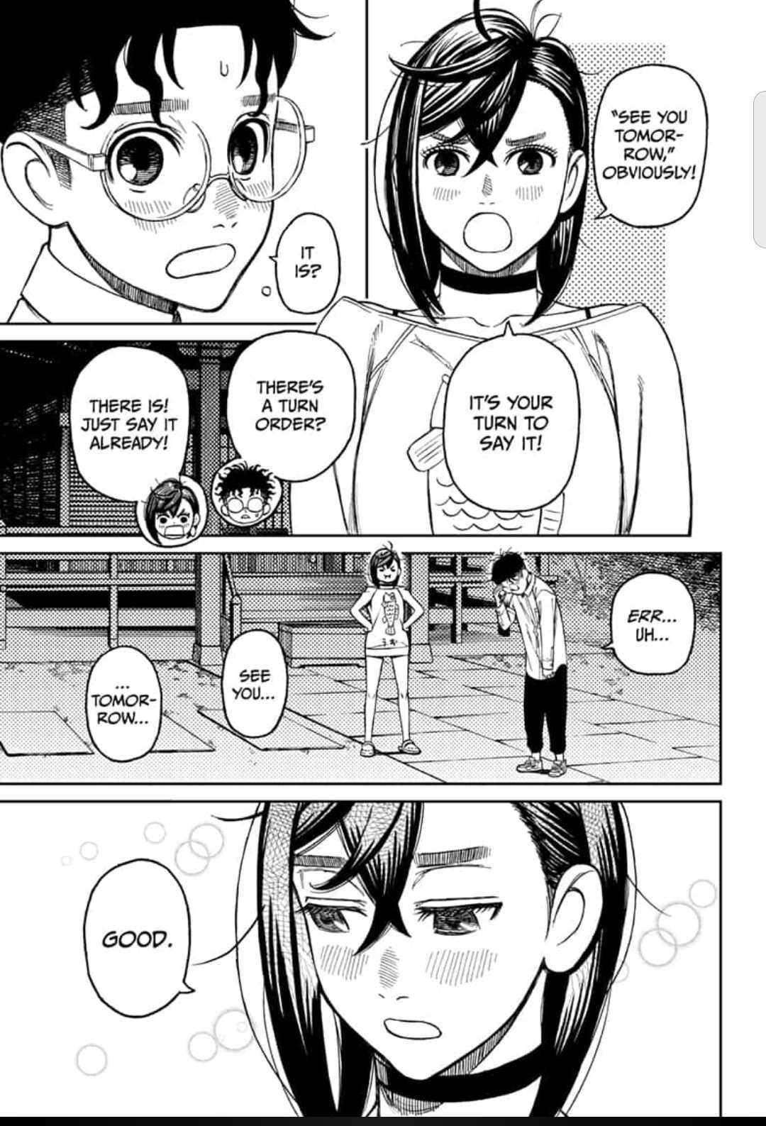 Dandadan Manga Chapter 28 page 7 - That's A Premonition About The Turmoils of Love!