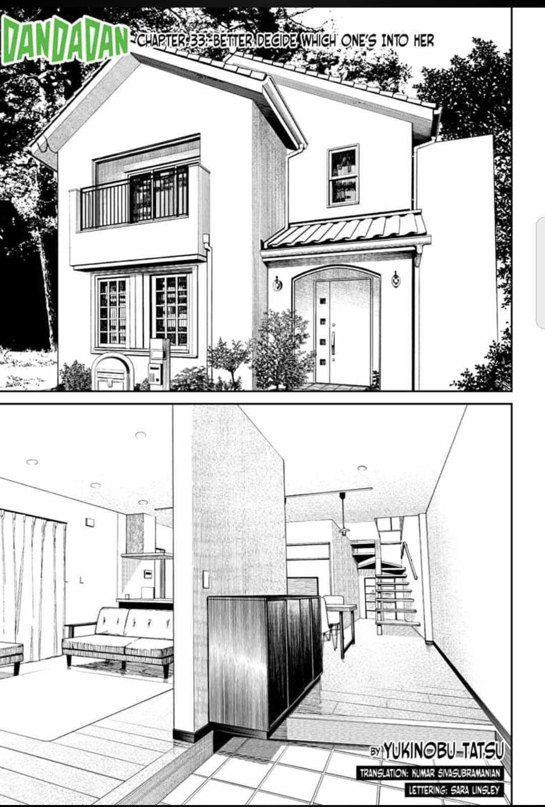 Dandadan Manga Chapter 33 page 1 - Better Decide Which One's Into Her