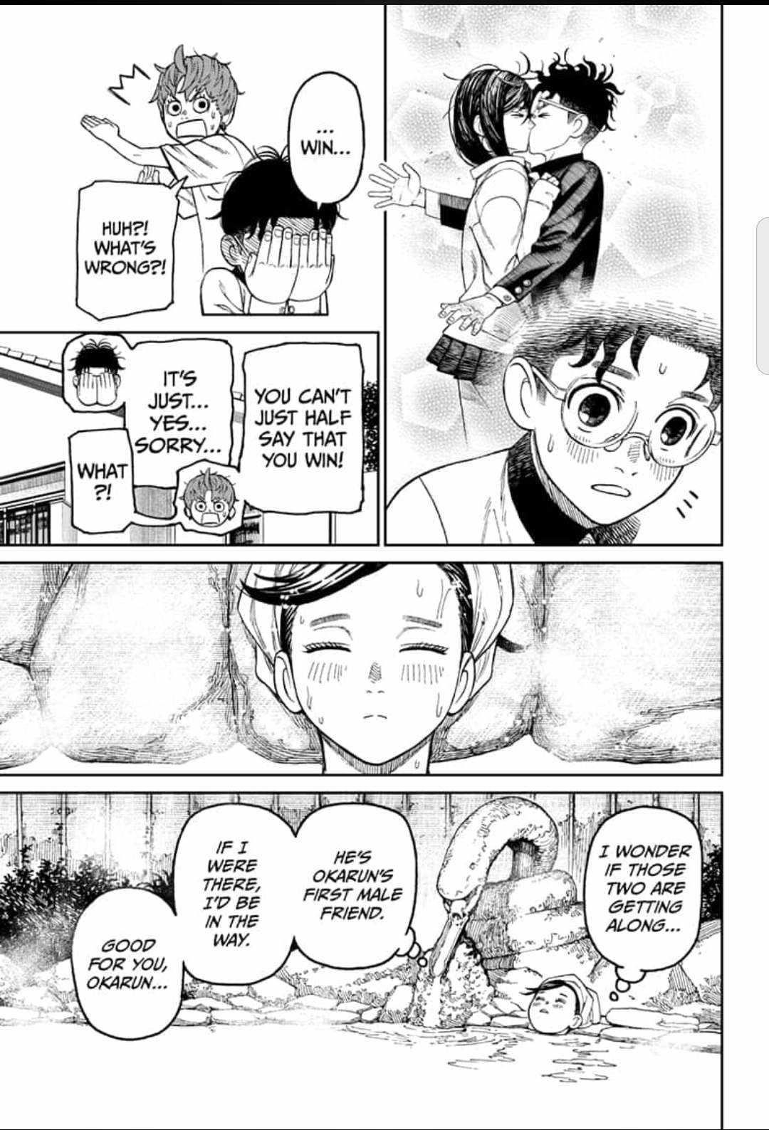 Dandadan Manga Chapter 33 page 13 - Better Decide Which One's Into Her