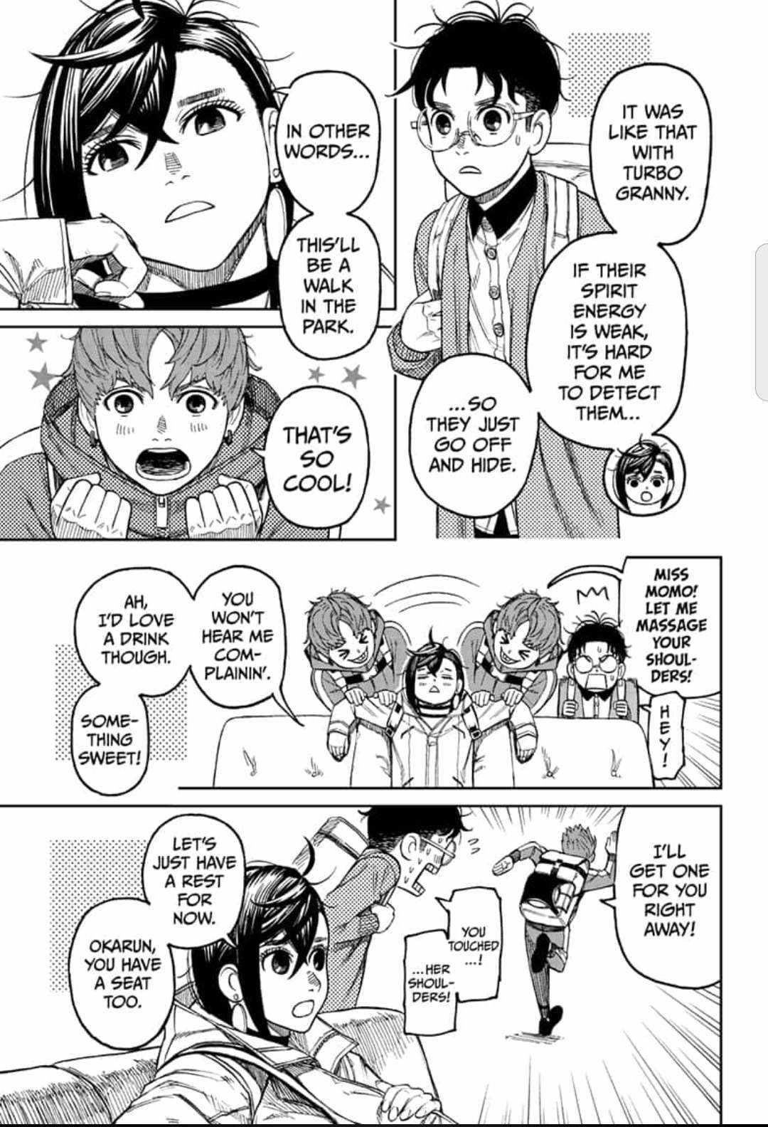 Dandadan Manga Chapter 33 page 5 - Better Decide Which One's Into Her