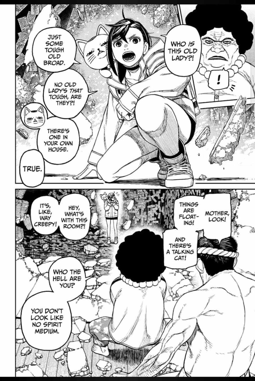 Dandadan Manga Chapter 36 page 14 - The Kito Family's Old Lady