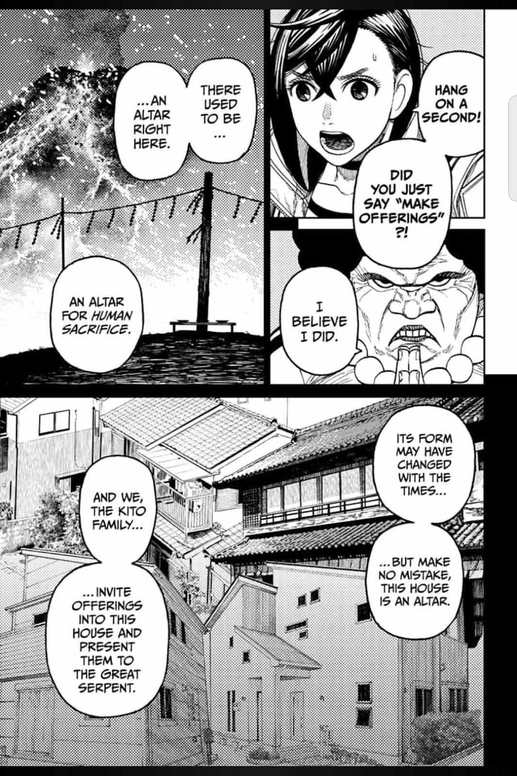 Dandadan Manga Chapter 36 page 17 - The Kito Family's Old Lady