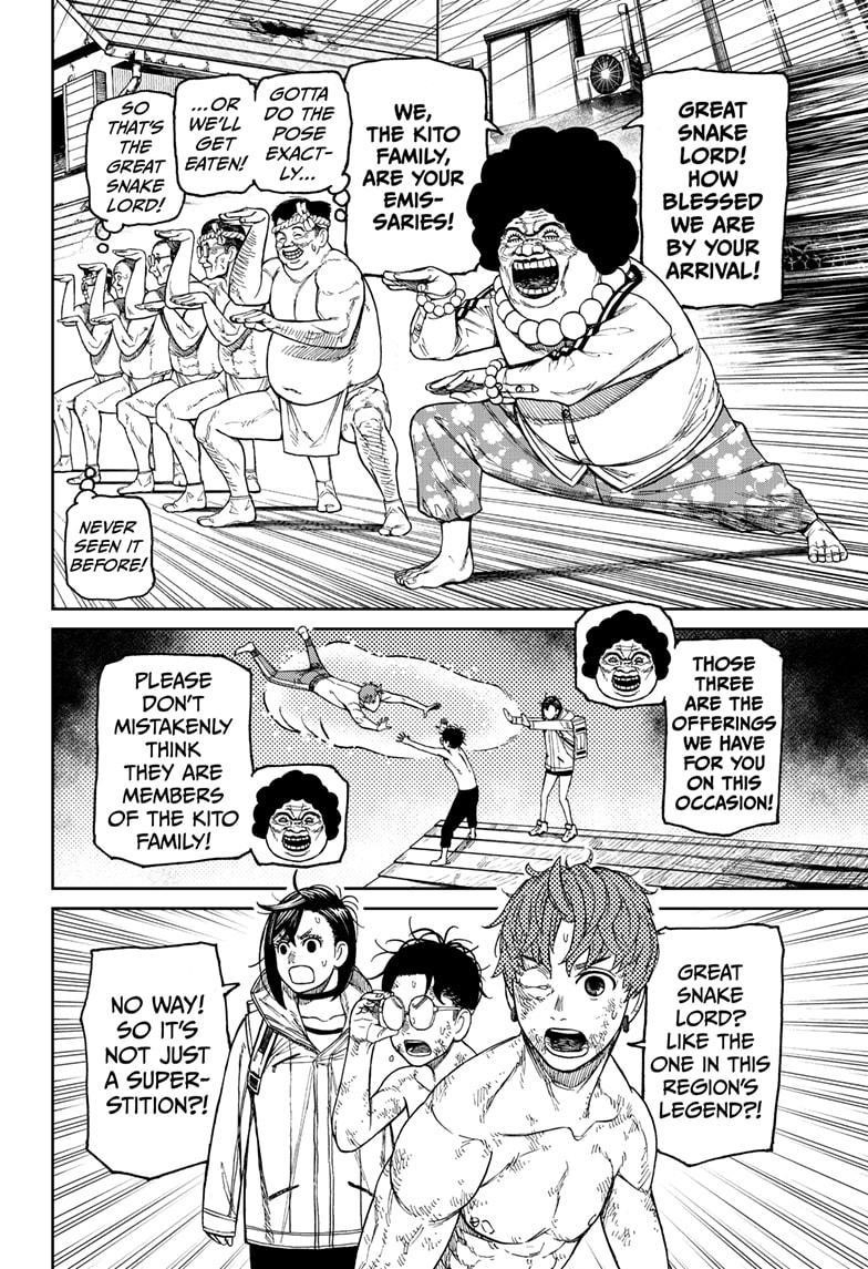 Dandadan Manga Chapter 37 page 12 - Like, This Is the Legend of the Giant Snake