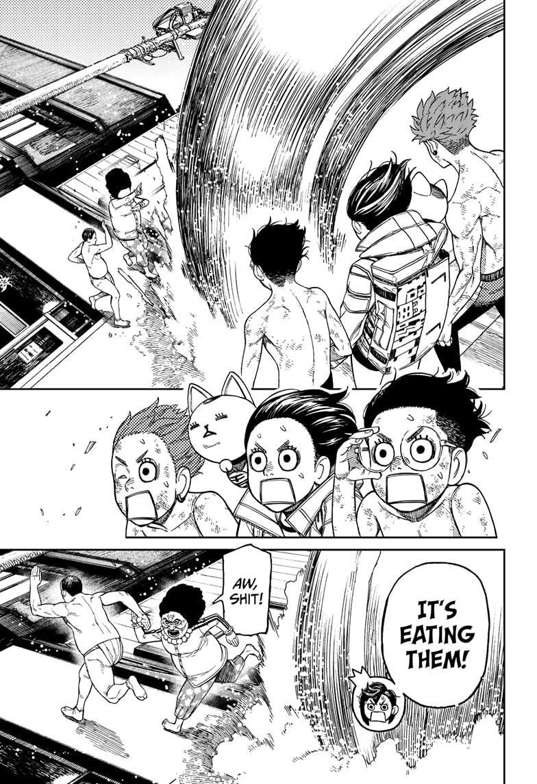 Dandadan Manga Chapter 37 page 15 - Like, This Is the Legend of the Giant Snake