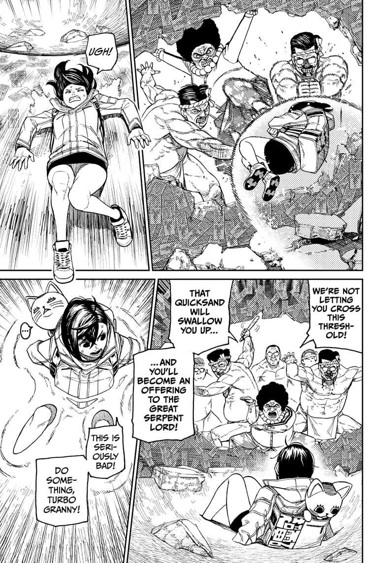 Dandadan Manga Chapter 37 page 3 - Like, This Is the Legend of the Giant Snake