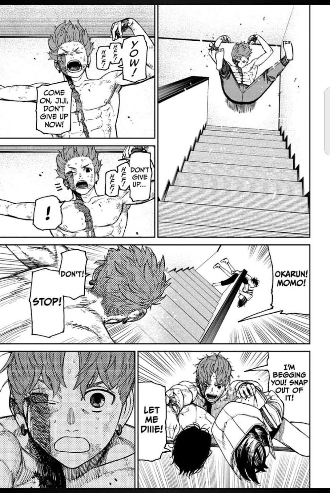 Dandadan Manga Chapter 38 page 17 - Mongolian Death Worms Are Deadly