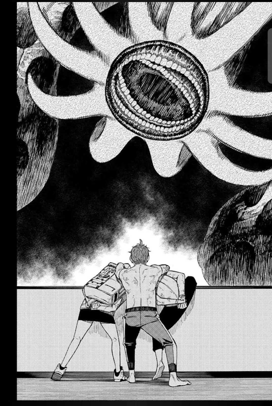 Dandadan Manga Chapter 38 page 18 - Mongolian Death Worms Are Deadly