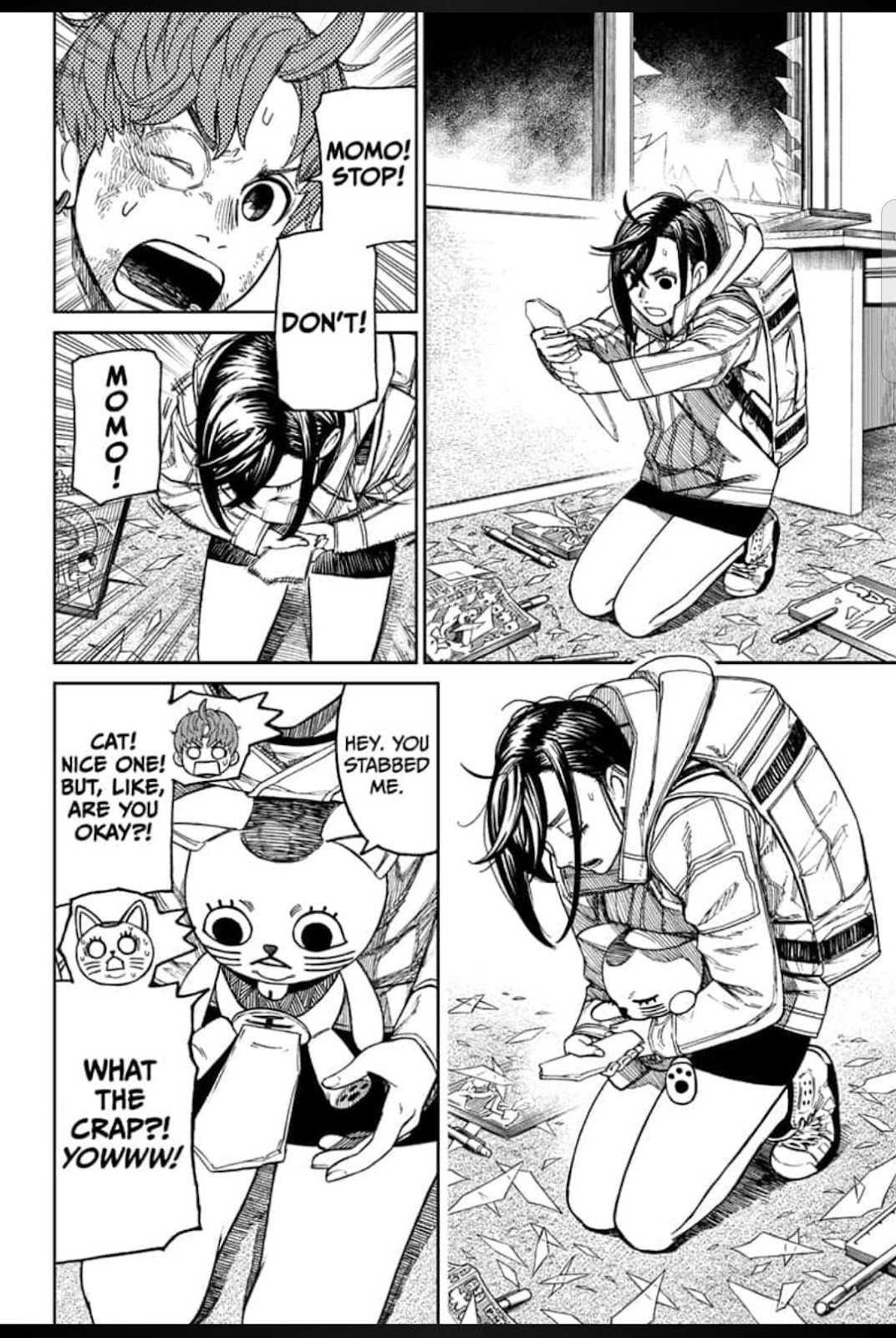 Dandadan Manga Chapter 38 page 8 - Mongolian Death Worms Are Deadly