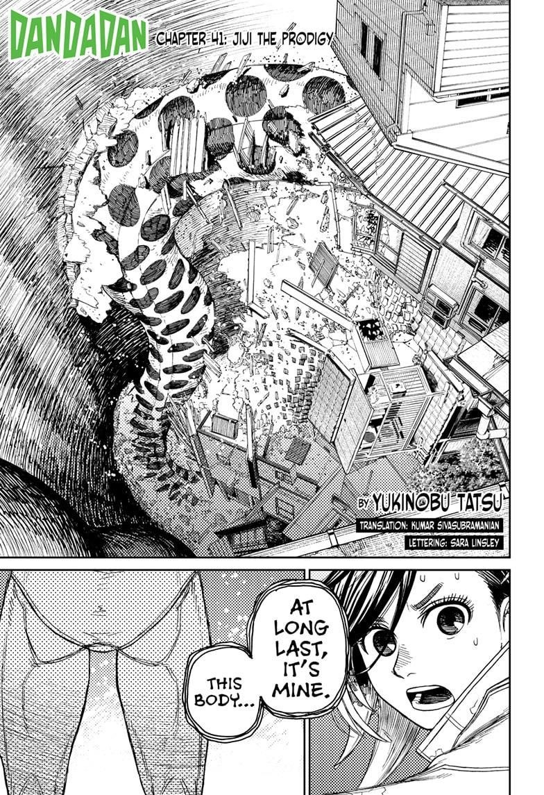 Dandadan Manga Chapter 41 page 1 - Jiji the Prodigy
