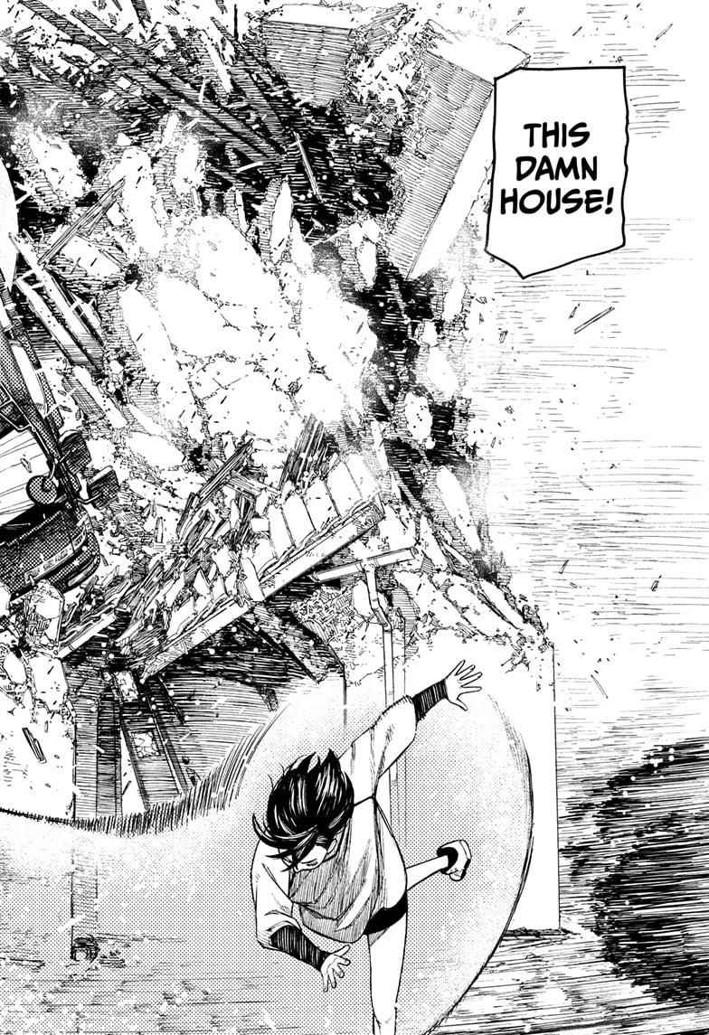 Dandadan Manga Chapter 44 page 18 - That House Is a Damn Eyesore