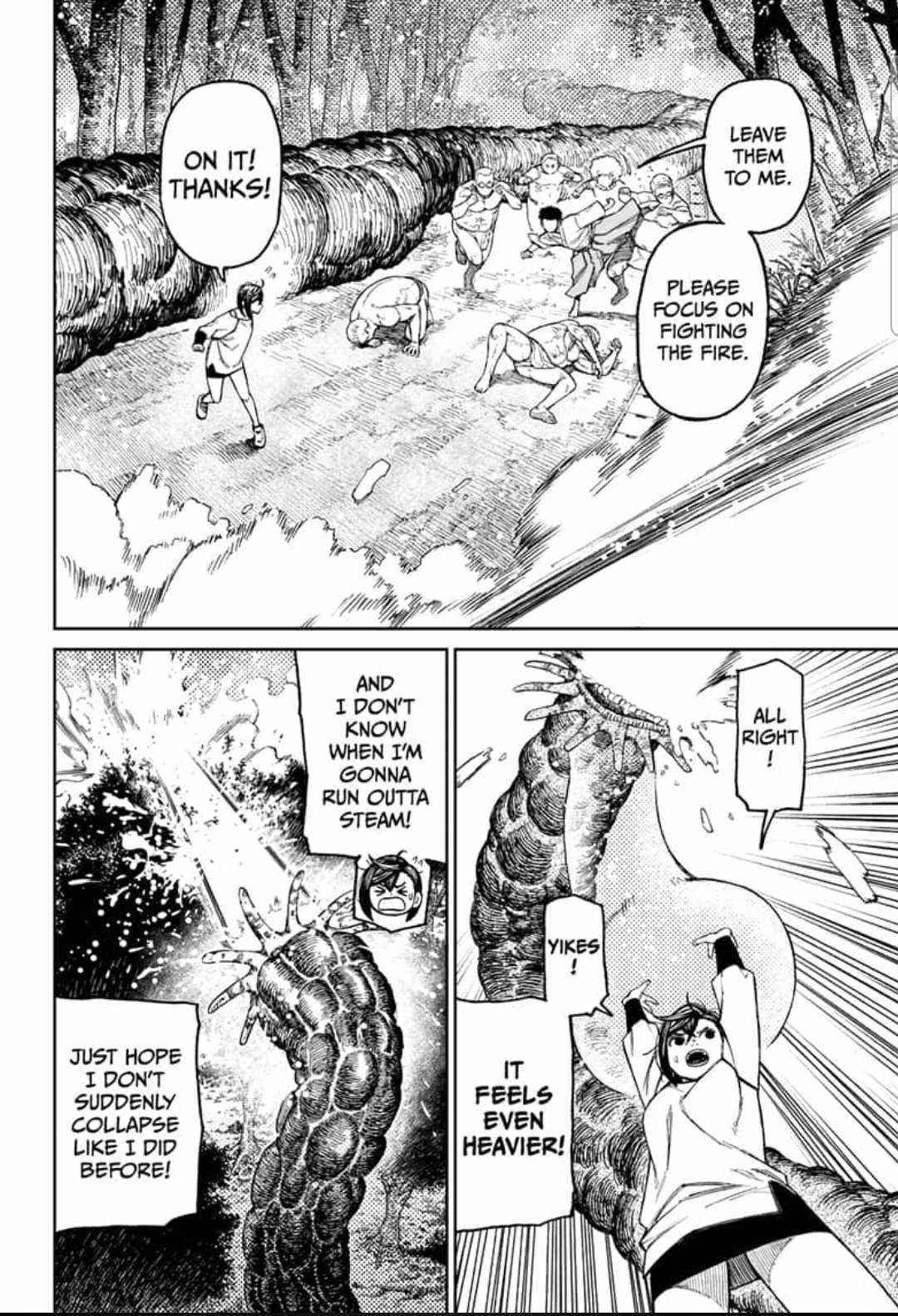 Dandadan Manga Chapter 46 page 10 - Put That Fire Out