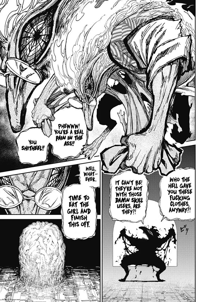 Dandadan Manga Chapter 5 page 21 - Kicking Turbo Granny's Ass