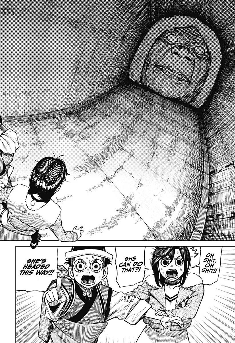 Dandadan Manga Chapter 5 page 6 - Kicking Turbo Granny's Ass