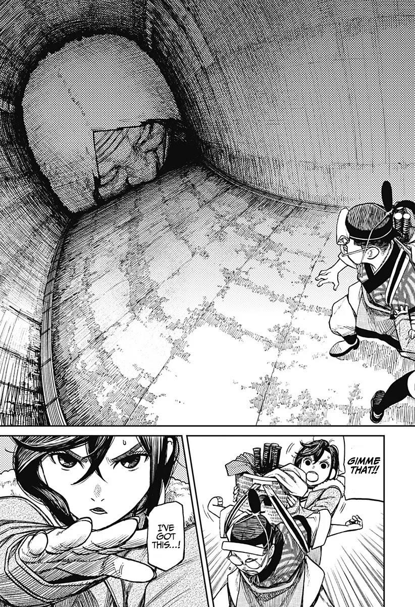 Dandadan Manga Chapter 5 page 7 - Kicking Turbo Granny's Ass