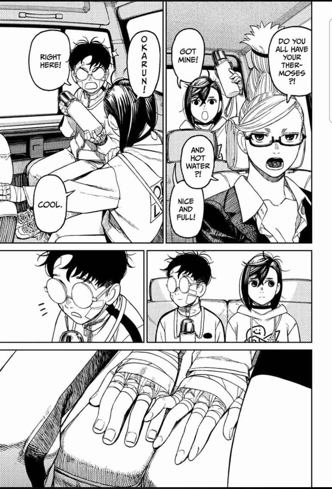 Dandadan Manga Chapter 50 page 11 - Let's All Carry Around Hot Water