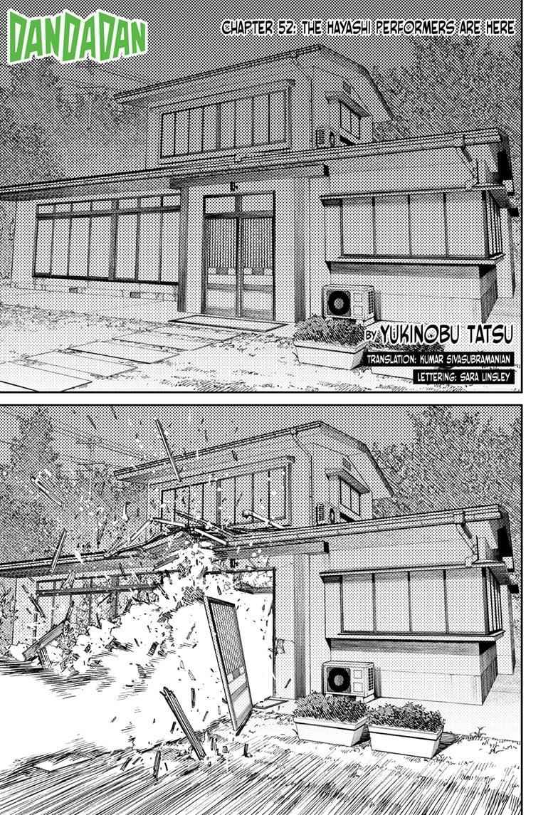 Dandadan Manga Chapter 52 page 1 - The Hayashi Performers Are Here