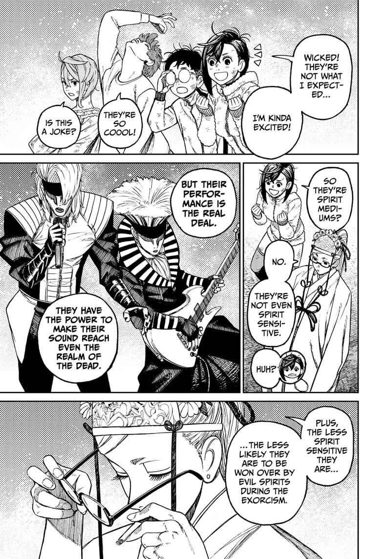 Dandadan Manga Chapter 52 page 11 - The Hayashi Performers Are Here