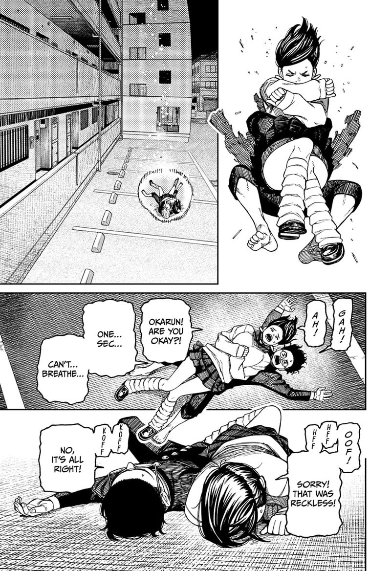 Dandadan Manga Chapter 65 page 9 - I Can't See Them!