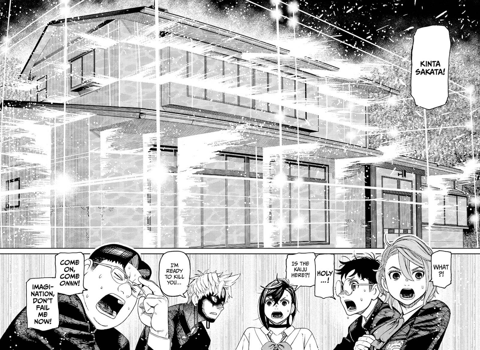 Dandadan Manga Chapter 68 page 6 - Kinta's Imagination