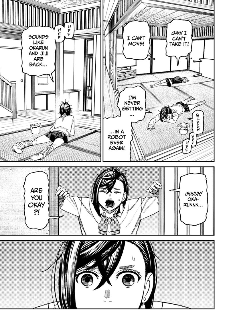 Dandadan Manga Chapter 71 page 17 - I'm Sick of Robots and Kaiju!