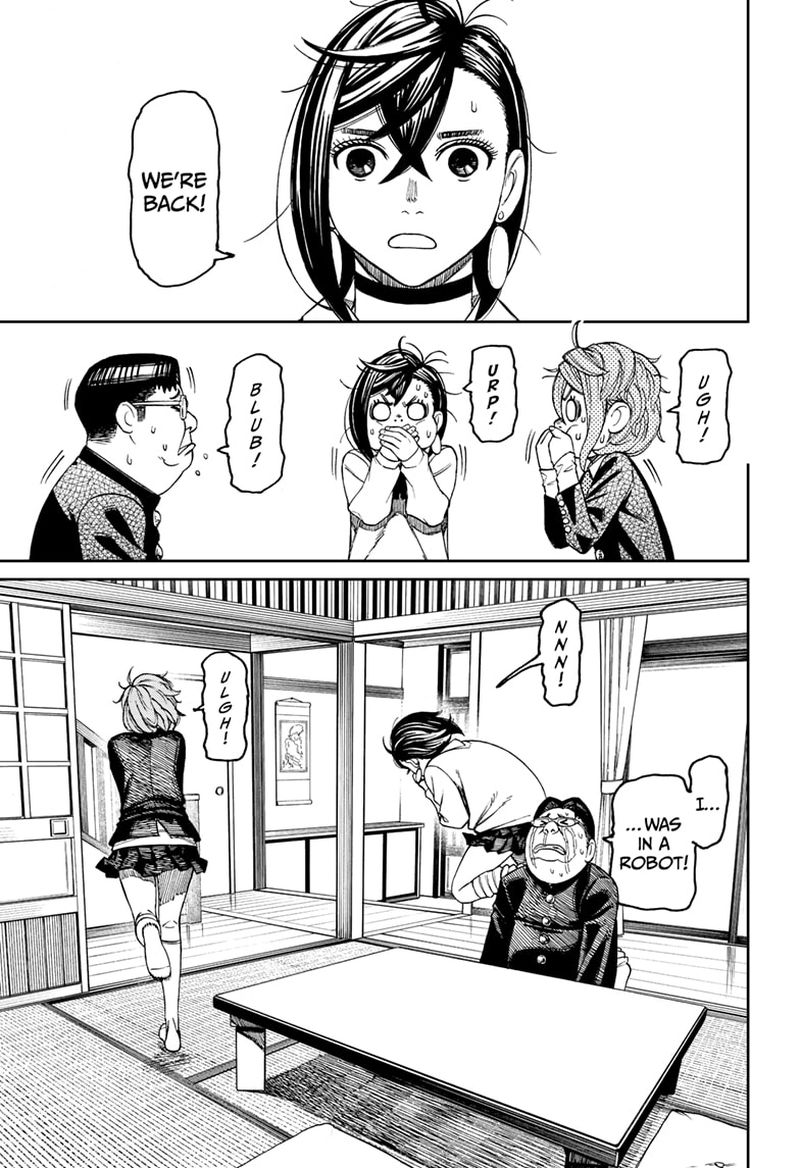 Dandadan Manga Chapter 71 page 7 - I'm Sick of Robots and Kaiju!