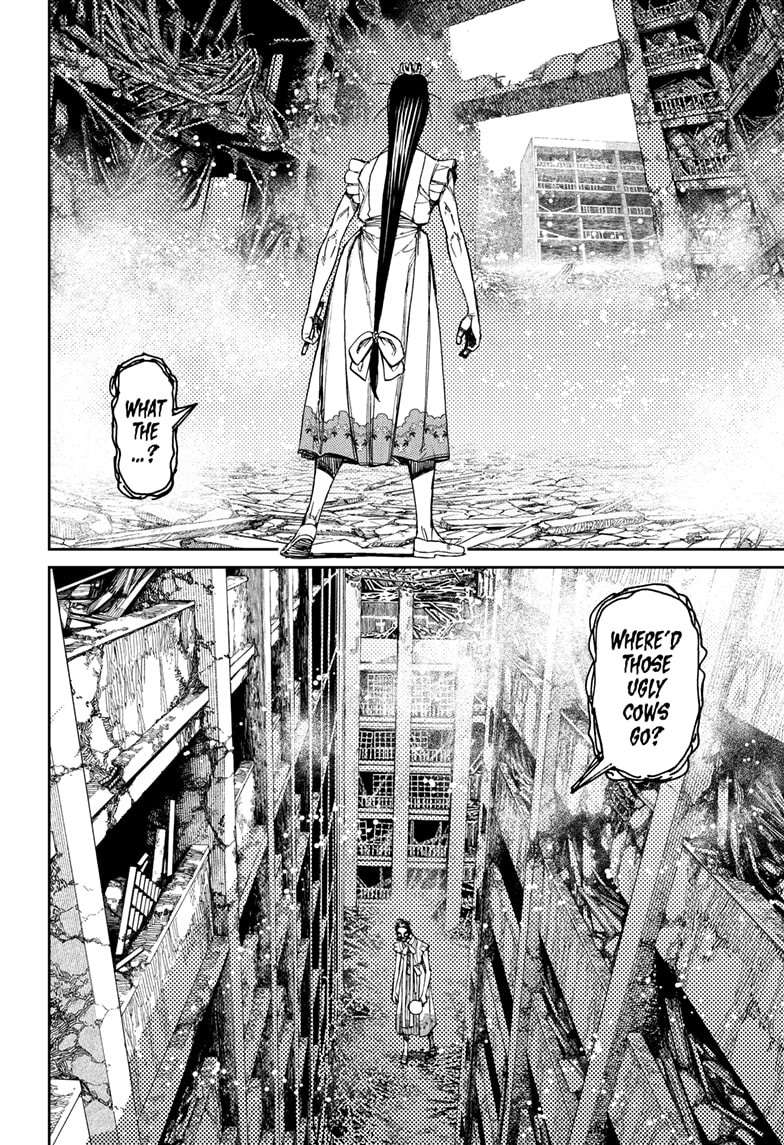 Dandadan Manga Chapter 76 page 6 - What Do We Do With Her?