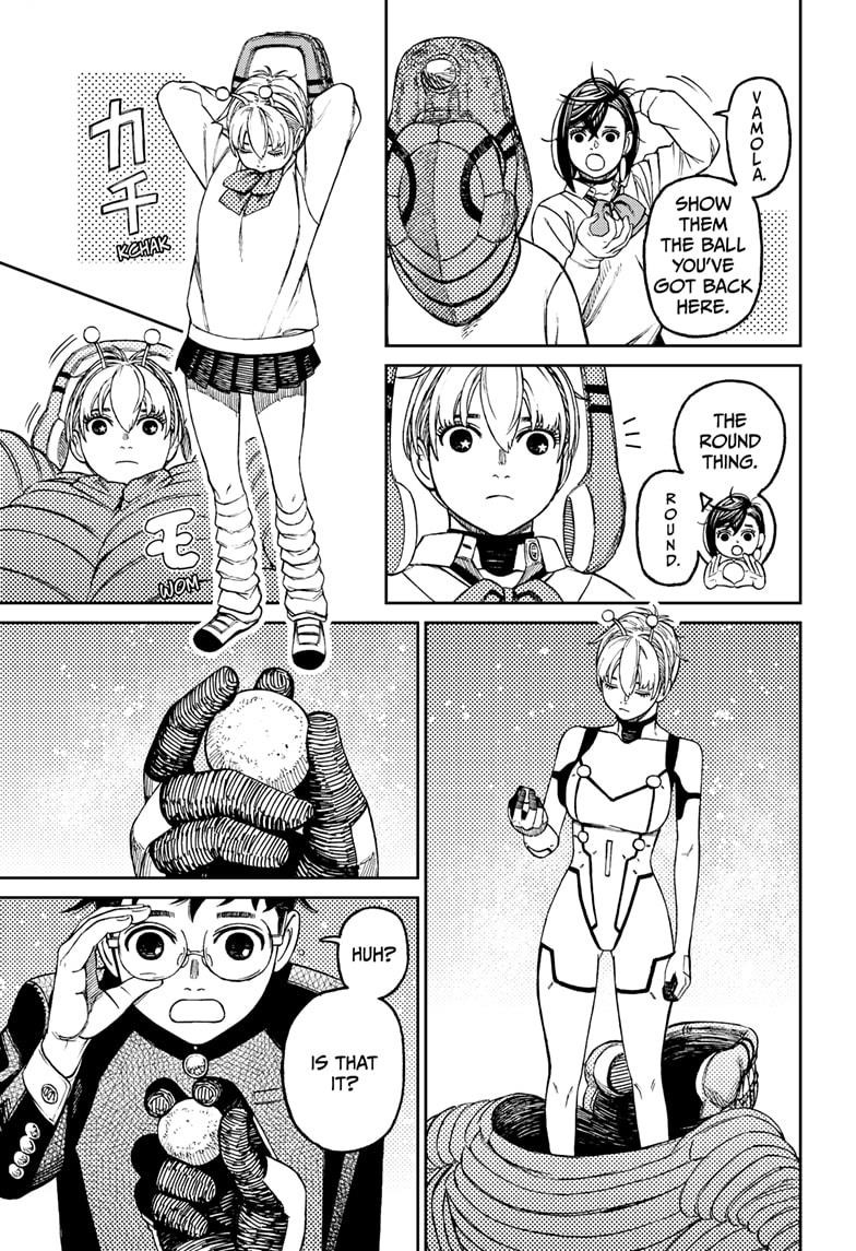 Dandadan Manga Chapter 77 page 11 - This Person is a Pain in the Butt