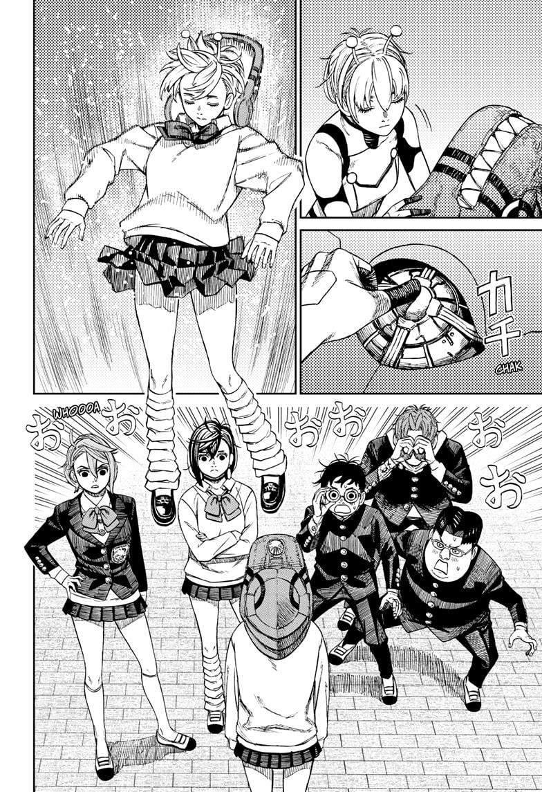 Dandadan Manga Chapter 77 page 12 - This Person is a Pain in the Butt